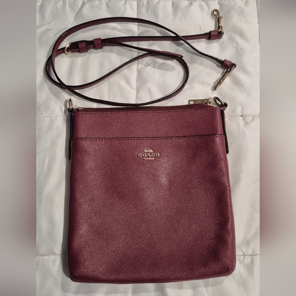 Coach Burgundy Crossbody Bag